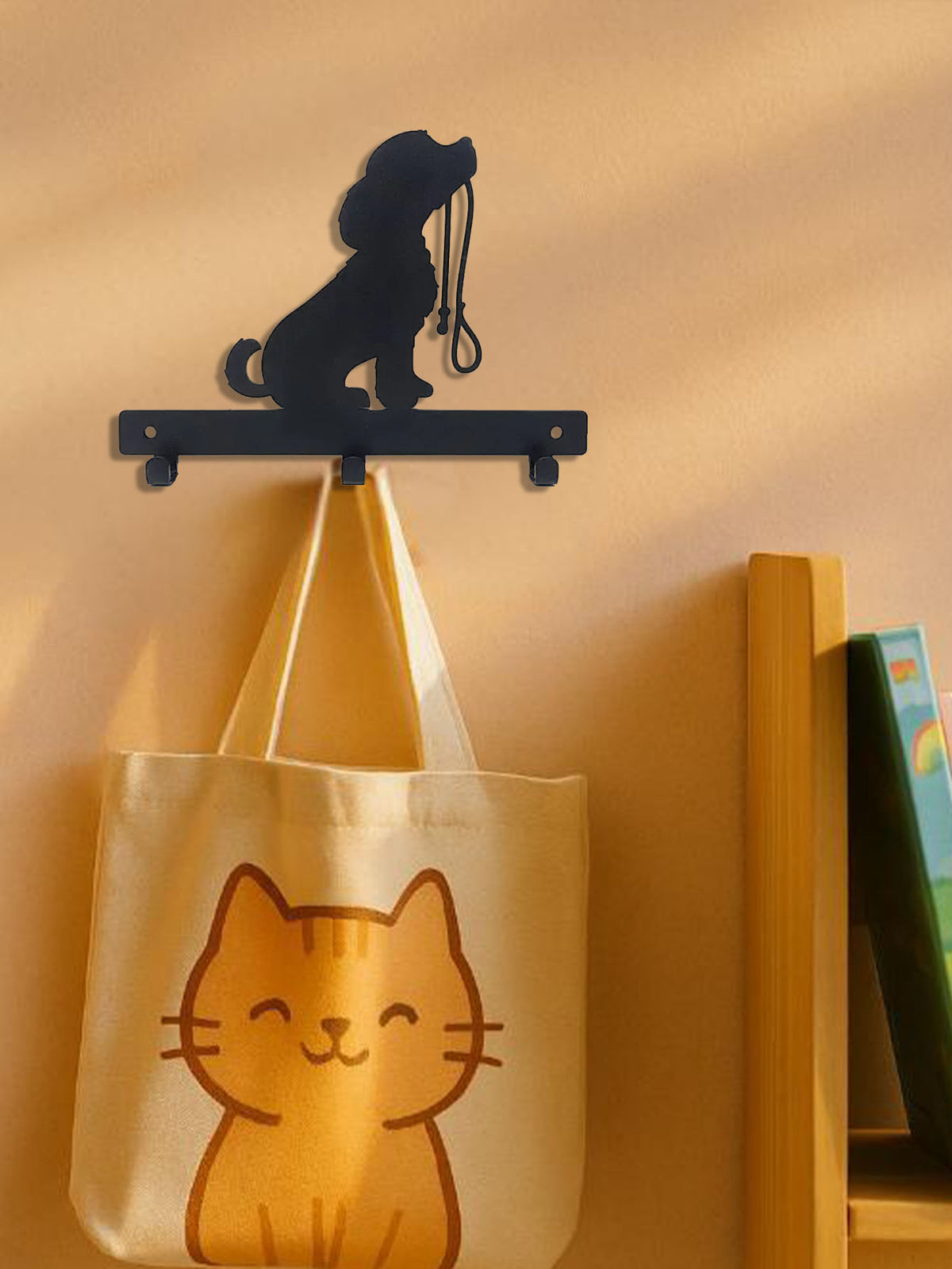 Dog Leash & Key Wall Rack