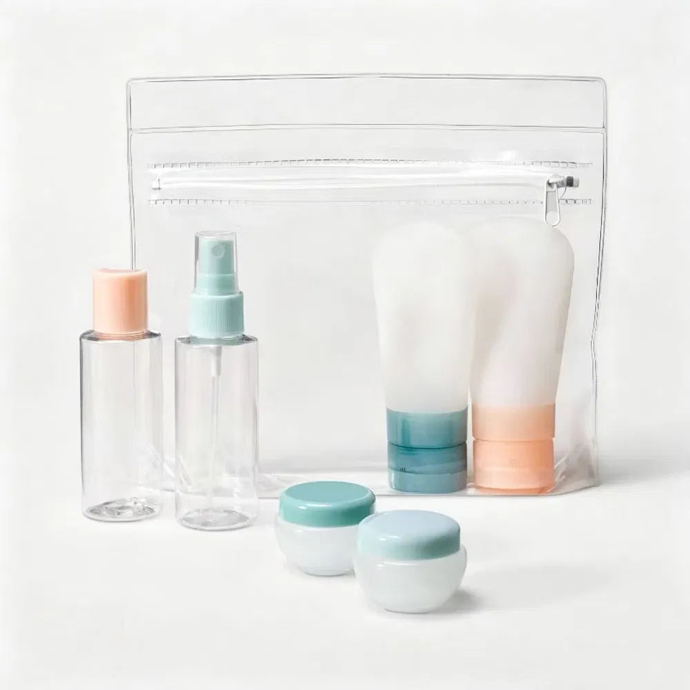 7-Piece Travel Toiletry Bottle Set