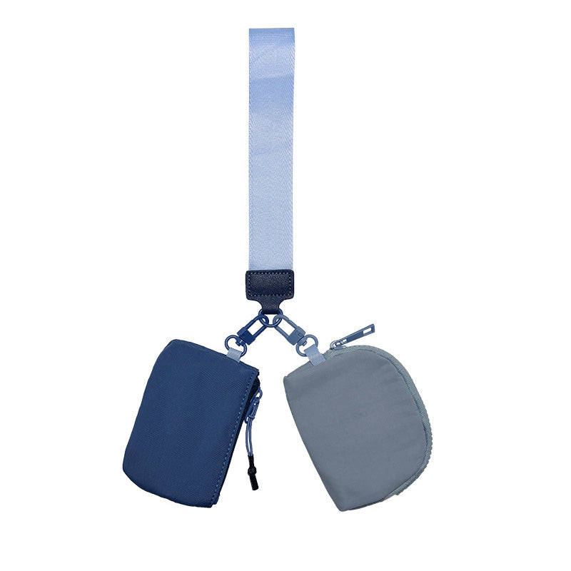 Detachable Double-Pouch Wristlet