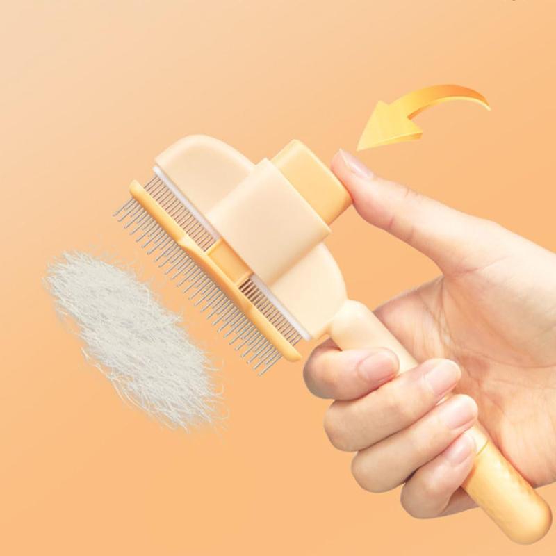 Self-Cleaning Pet Grooming Brush