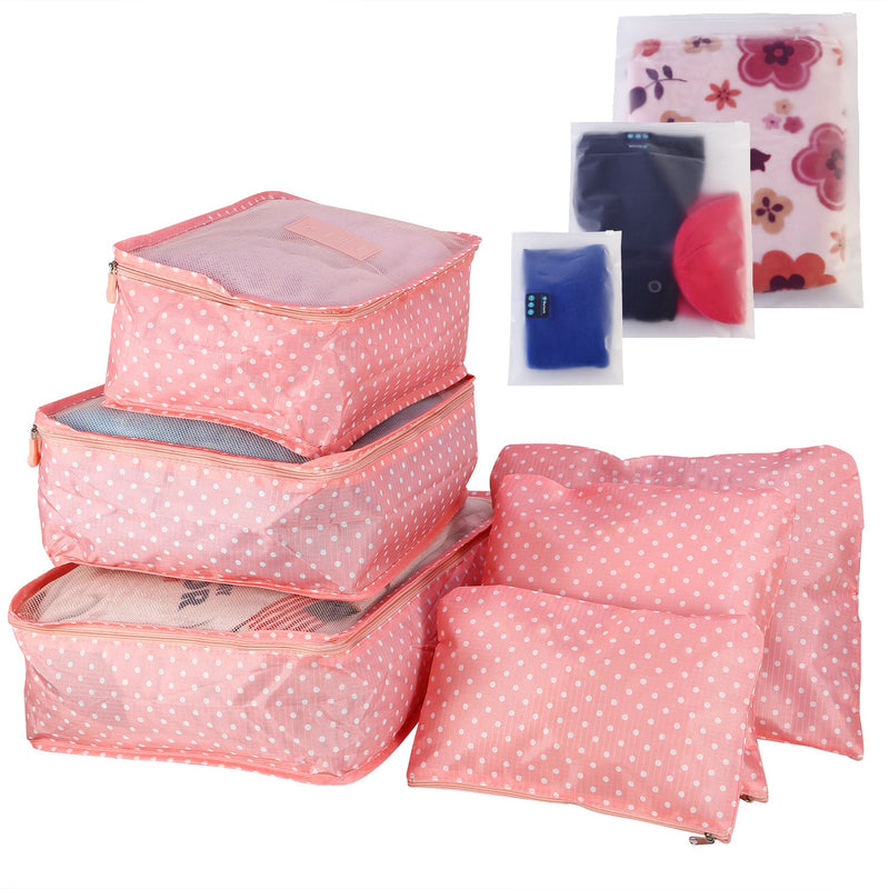 Travel Packing Cubes & Pouches — 9-Piece Set