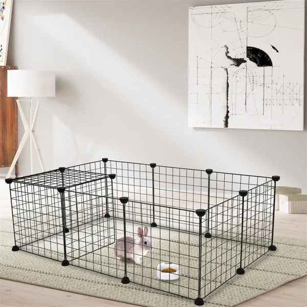 12-Panel Indoor Small-Animal Playpen