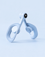 Inner thigh and pelvic floor trainer in blue