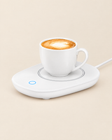 Smart mug warmer with a latte