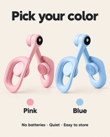 Available in pink and blue